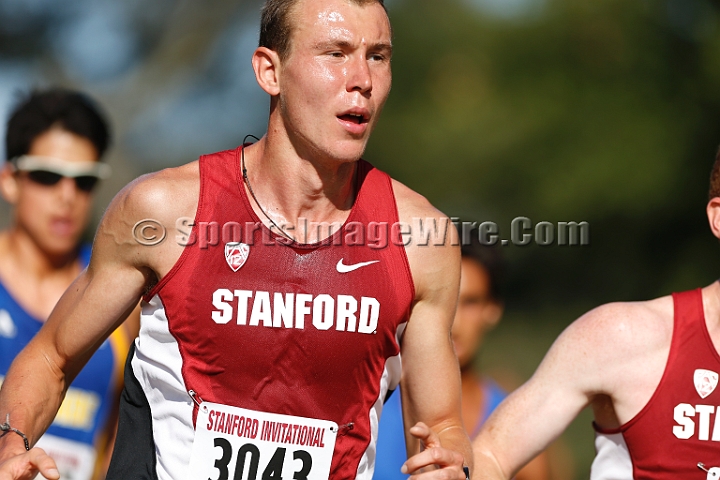 2014StanfordCollMen-99.JPG - College race at the 2014 Stanford Cross Country Invitational, September 27, Stanford Golf Course, Stanford, California.